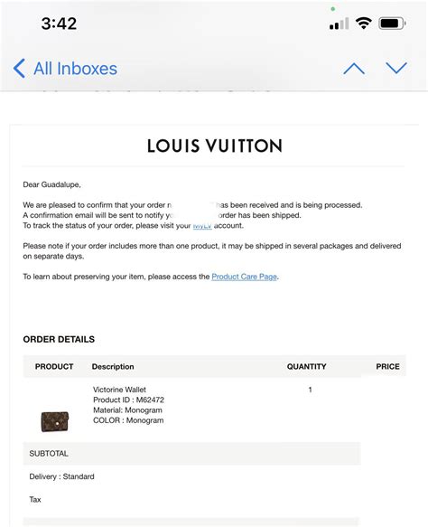 lv track order|louis vuitton order status.